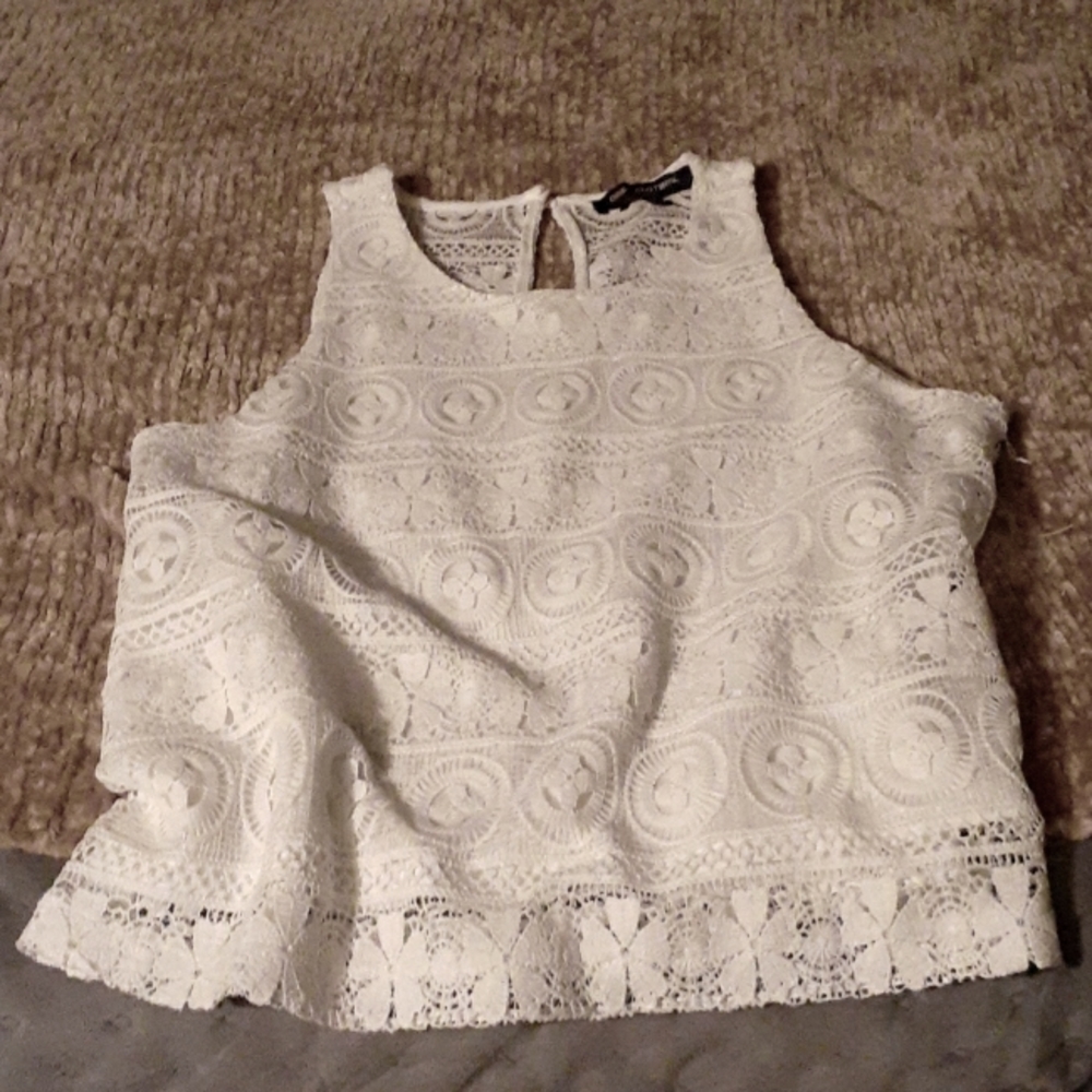 One Clothing white tank top size medium